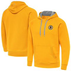 Boston Bruins Antigua Victory Pullover Hoodie - Gold - NHL
