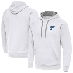 St. Louis Blues Antigua Victory Pullover Hoodie - White - NHL
