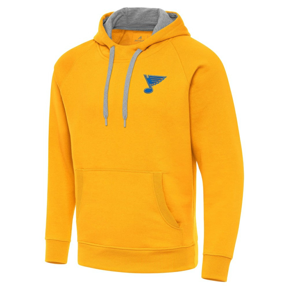 St. Louis Blues Antigua Victory Pullover Hoodie - Gold - NHL