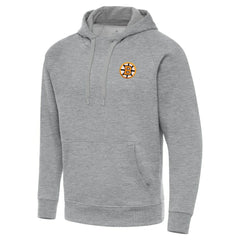 Boston Bruins Antigua Victory Tall Pullover Hoodie - Heather Gray - NHL
