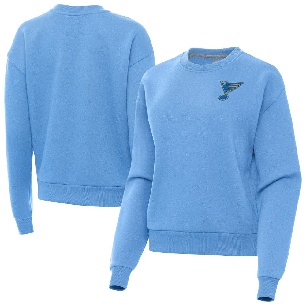 St. Louis Blues Antigua Women's Victory Pullover Sweatshirt - Blue - NHL