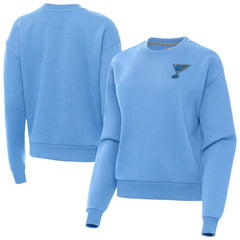 St. Louis Blues Antigua Women's Victory Pullover Sweatshirt - Blue - NHL