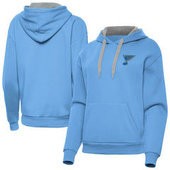 St. Louis Blues Antigua Women's Victory Pullover Hoodie - Blue - NHL