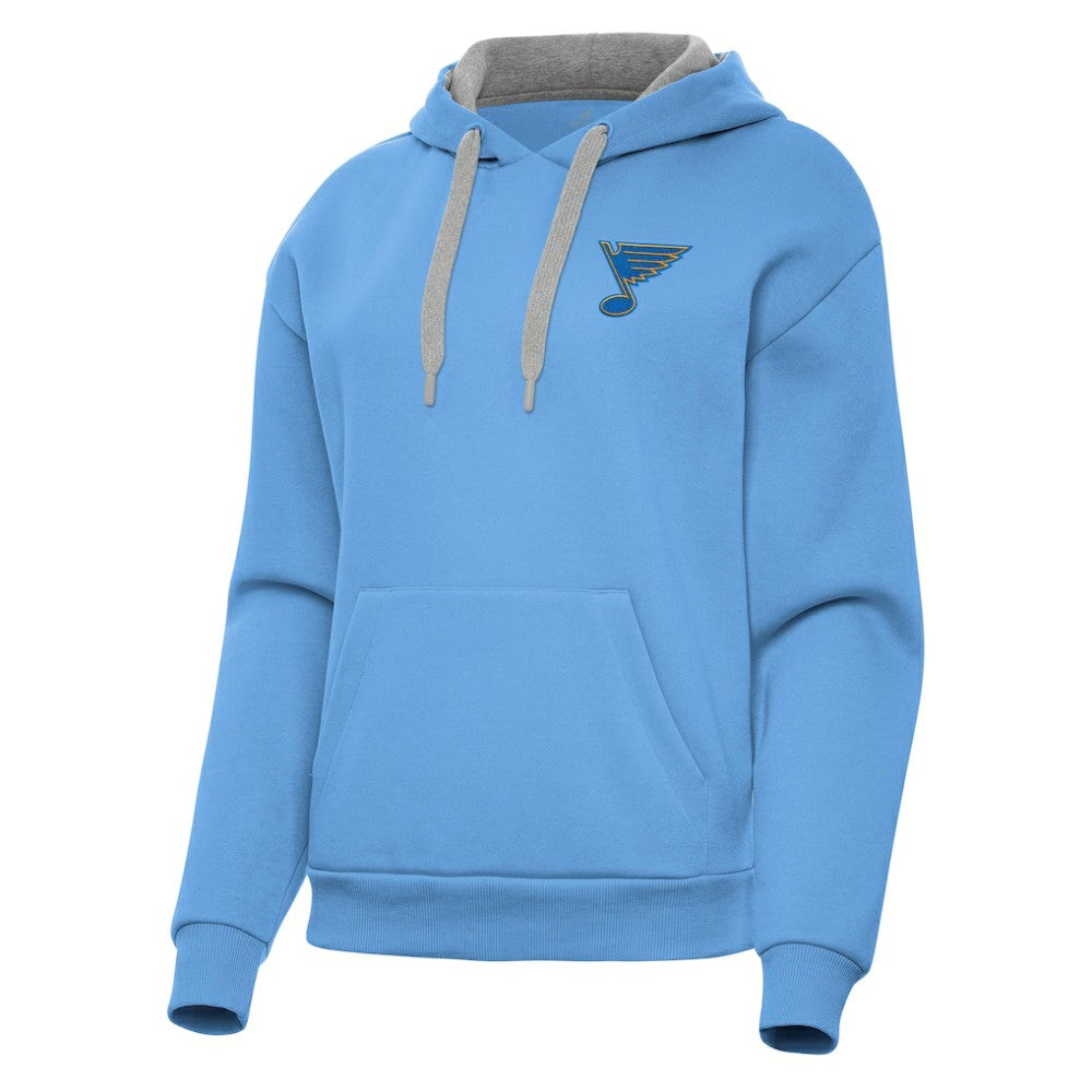 St. Louis Blues Antigua Women's Victory Pullover Hoodie - Blue - NHL