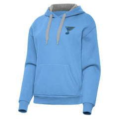 St. Louis Blues Antigua Women's Victory Pullover Hoodie - Blue - NHL