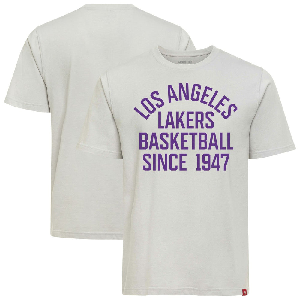 Los Angeles Lakers Sportiqe Unisex Genuine Issue Collection Duke T-Shirt Gray - NBA