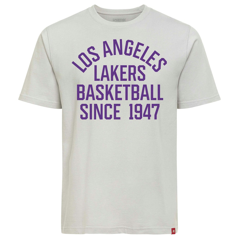 Los Angeles Lakers Sportiqe Unisex Genuine Issue Collection Duke T-Shirt Gray - NBA