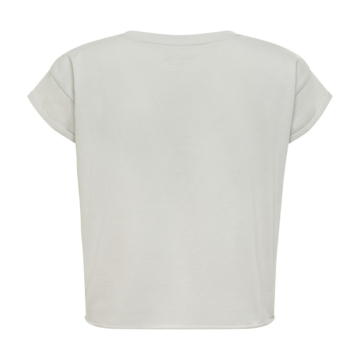 Los Angeles Lakers Sportiqe Women's Cropped Genuine Issue Collection Alana T-Shirt Gray - NBA