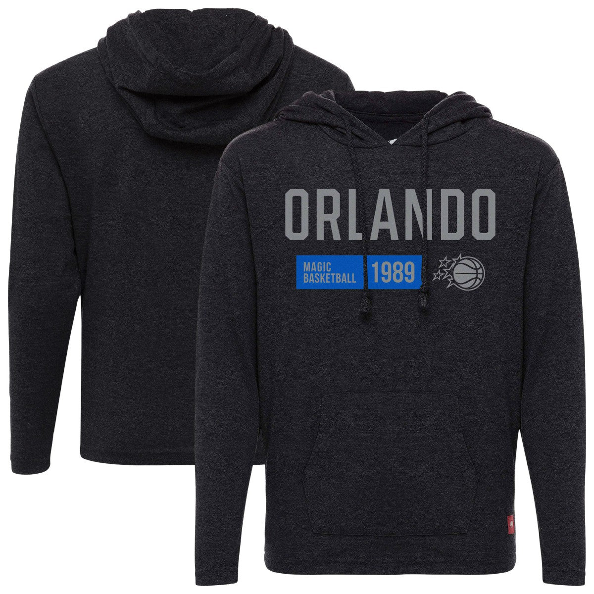 Orlando Magic Sportiqe Youth Lil Rowan Genuine Issue Collection Tri-Blend Hoodie Black - NBA