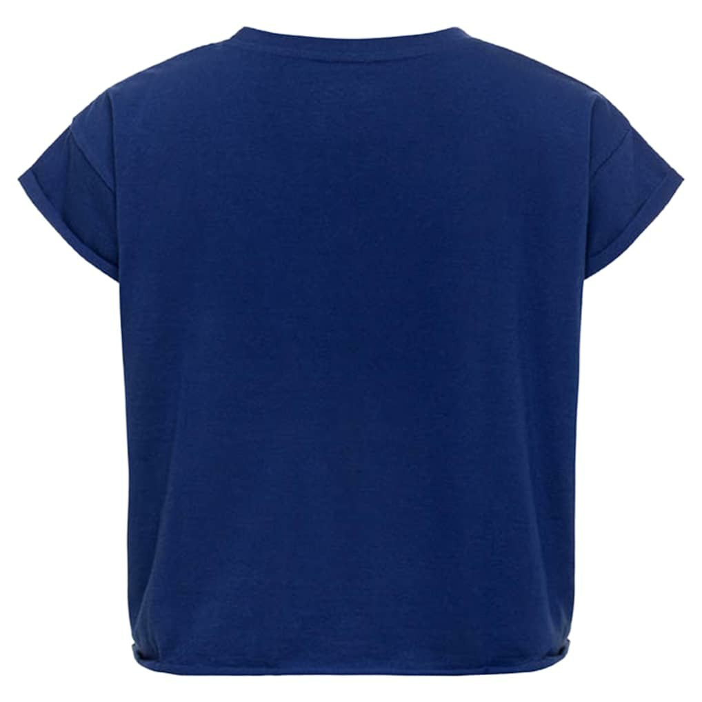 Orlando Magic Sportiqe Women's Cropped Genuine Issue Collection Alana T-Shirt Blue - NBA