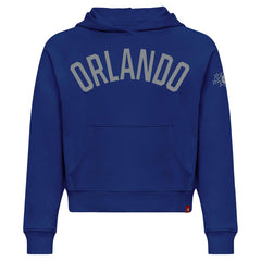 Orlando Magic Sportiqe Women's Genuine Issue Collection Ella Cropped Hoodie Blue - NBA
