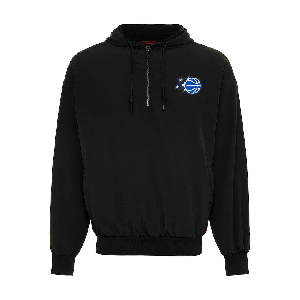 NBA Sportiqe Unisex Winfield Quarter-Zip Fleece Hoodie Black - NBA