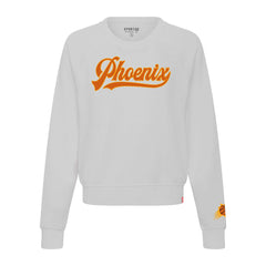 Phoenix Suns Sportiqe Women's Genuine Issue Collection Ashlyn Raglan Sweatshirt Gray - NBA