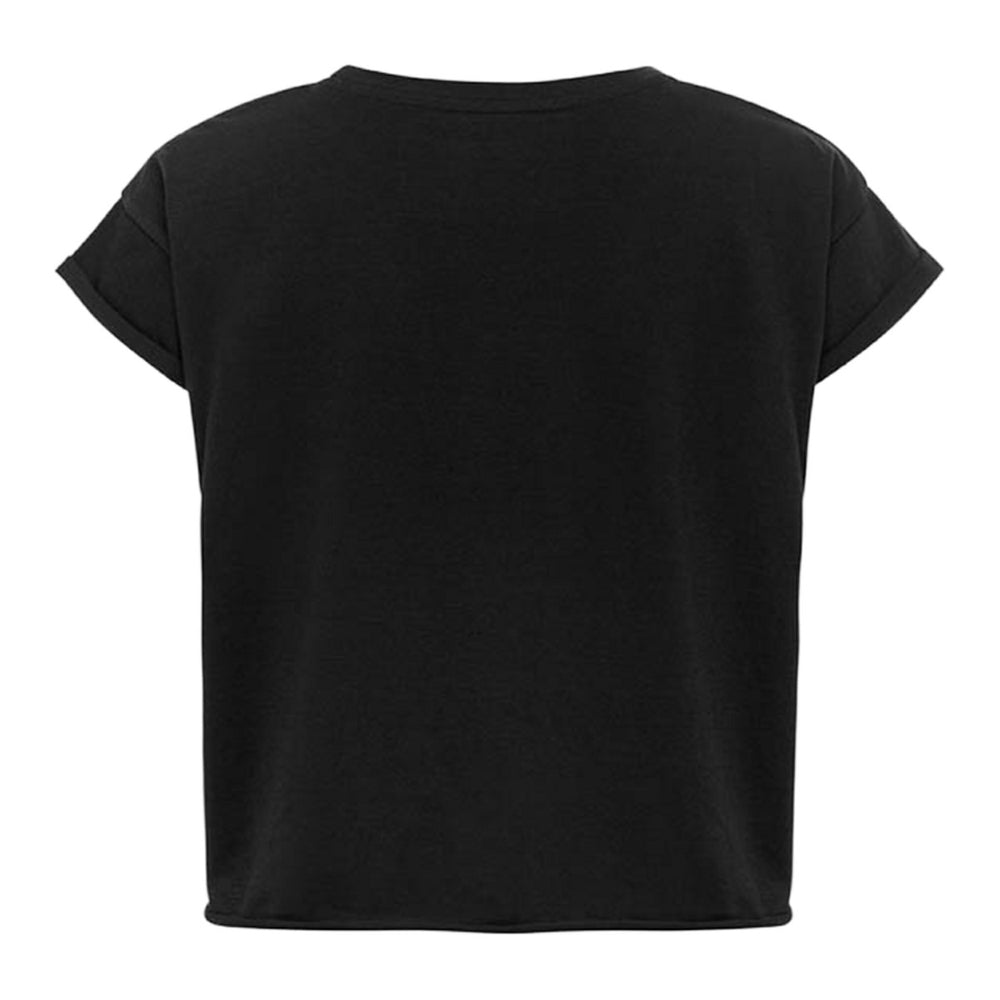Phoenix Suns Sportiqe Women's Cropped Genuine Issue Collection Alana T-Shirt Black - NBA