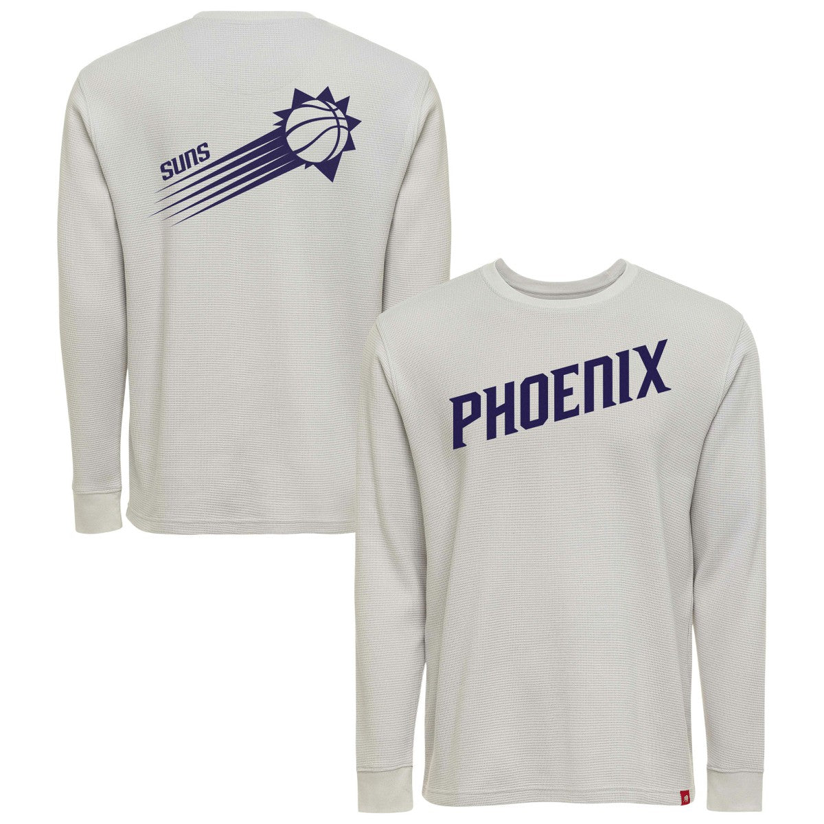 Phoenix Suns Sportiqe Unisex Afton Thermal Long Sleeve T-Shirt Gray - NBA