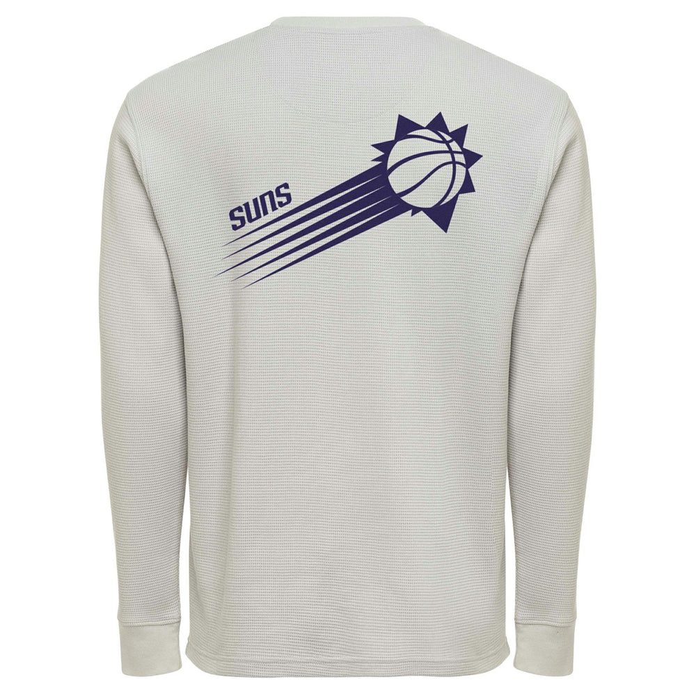 Phoenix Suns Sportiqe Unisex Afton Thermal Long Sleeve T-Shirt Gray - NBA