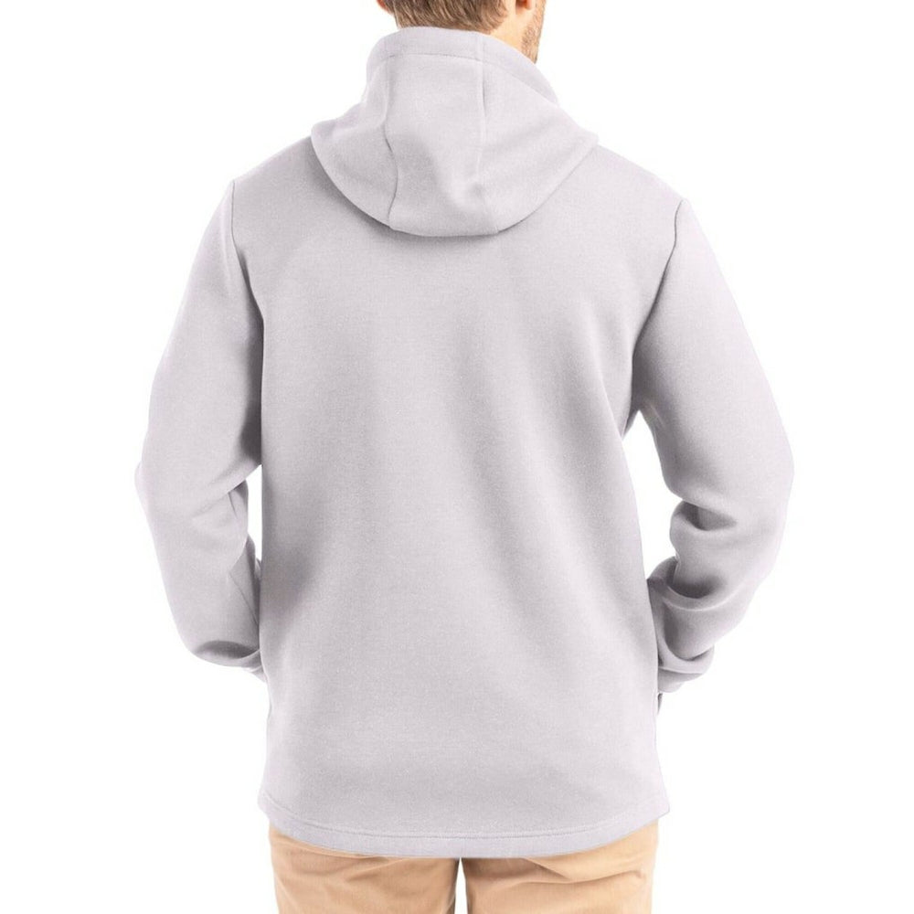 Denver Broncos Cutter & Buck Roam Epic Comfort Recycled Full-Zip Hoodie Jacket Gray | NFL