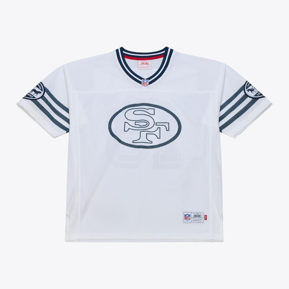 Joe Montana San Francisco 49ers x Levi's Unisex Legacy Jersey White | Mitchell & Ness