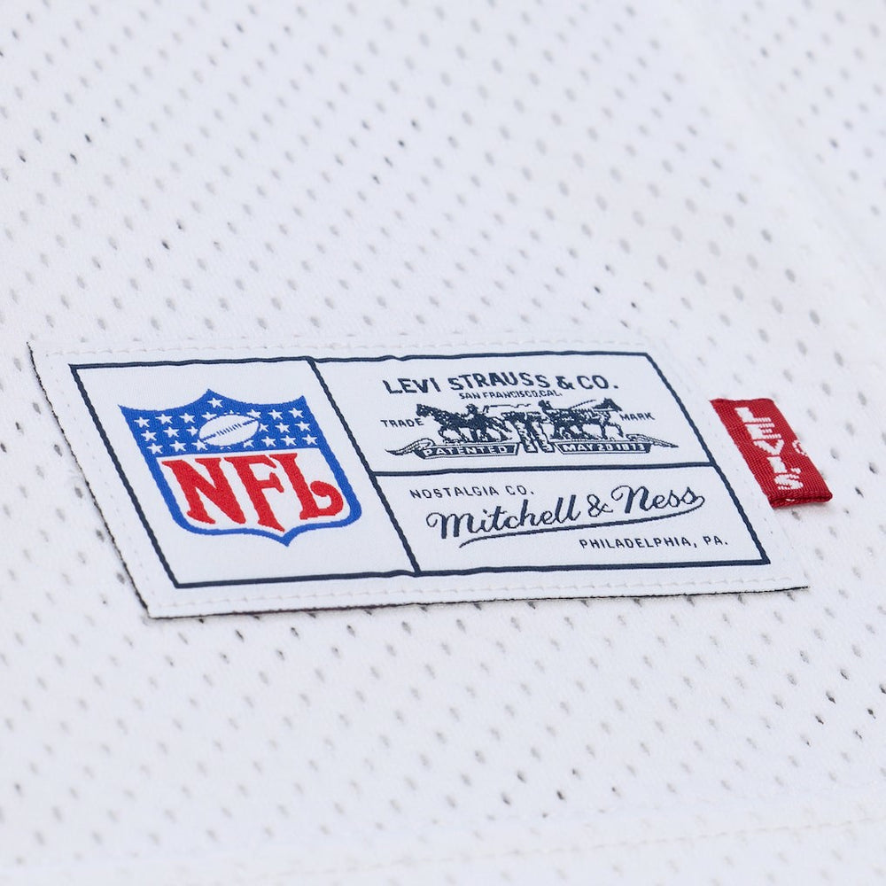 Joe Montana San Francisco 49ers x Levi's Unisex Legacy Jersey White | Mitchell & Ness