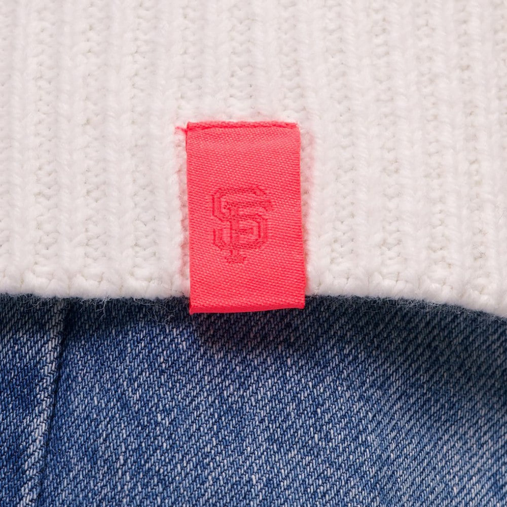 San Francisco Giants Lusso Women's Shyla Knit V-Neck Full-Zip Sweater - MLB
