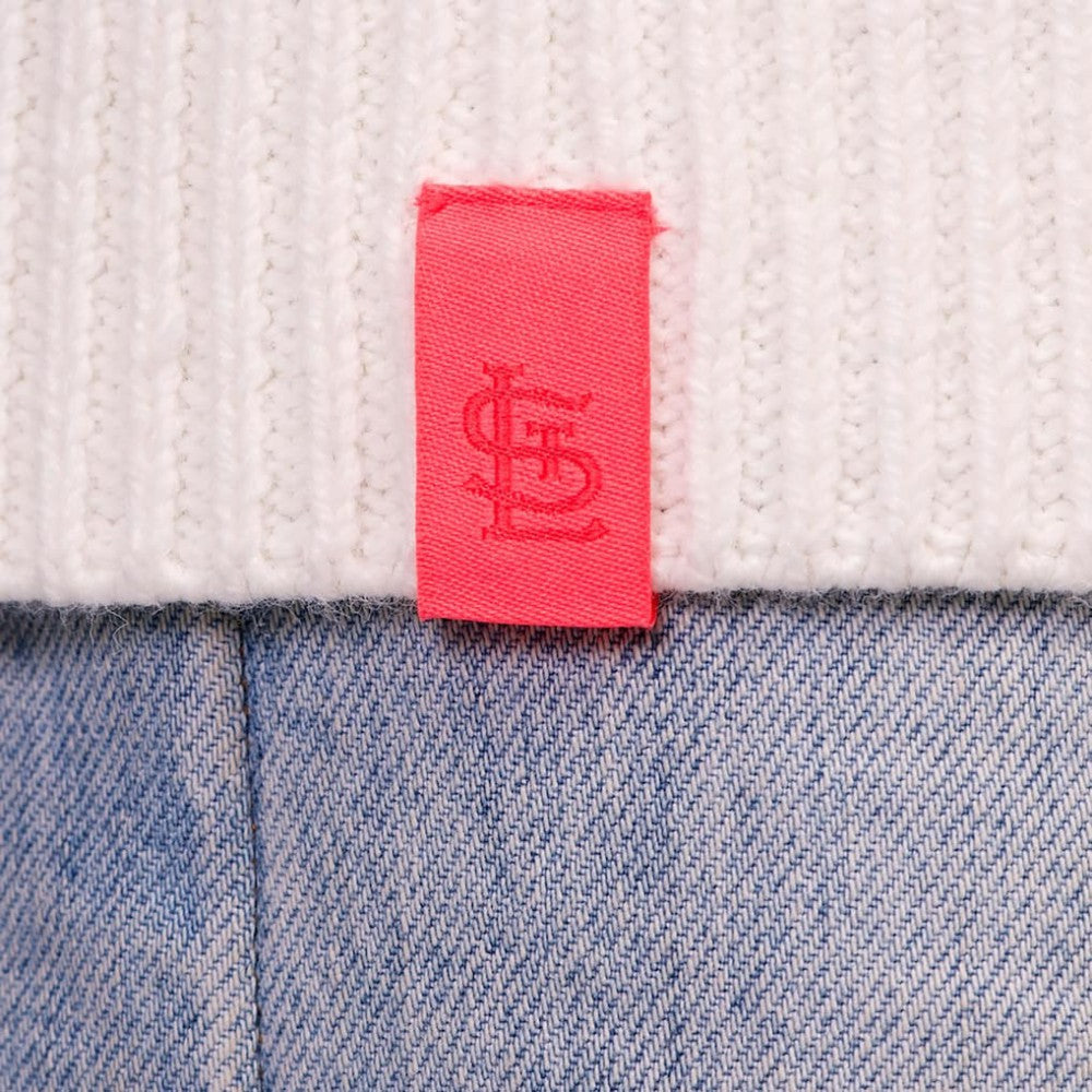 St. Louis Cardinals Lusso Women's Shyla Knit V-Neck Full-Zip Sweater - MLB