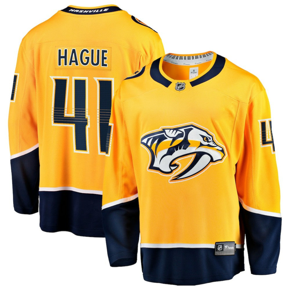 Nicolas Hague Nashville Predators Fanatics Home Breakaway Jersey - Gold - NHL