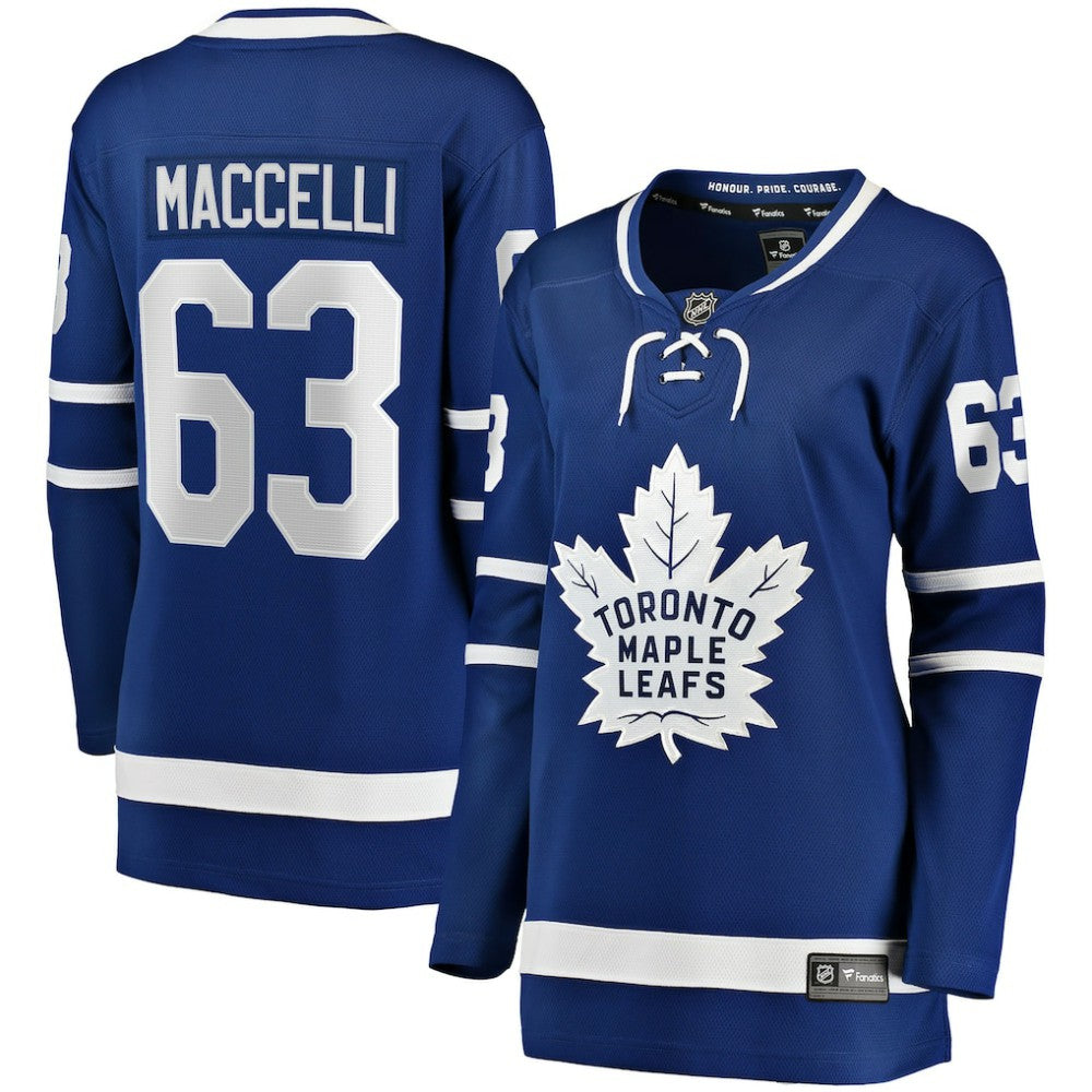 Matias Maccelli Toronto Maple Leafs Fanatics Women's Home Breakaway Jersey - Blue - NHL