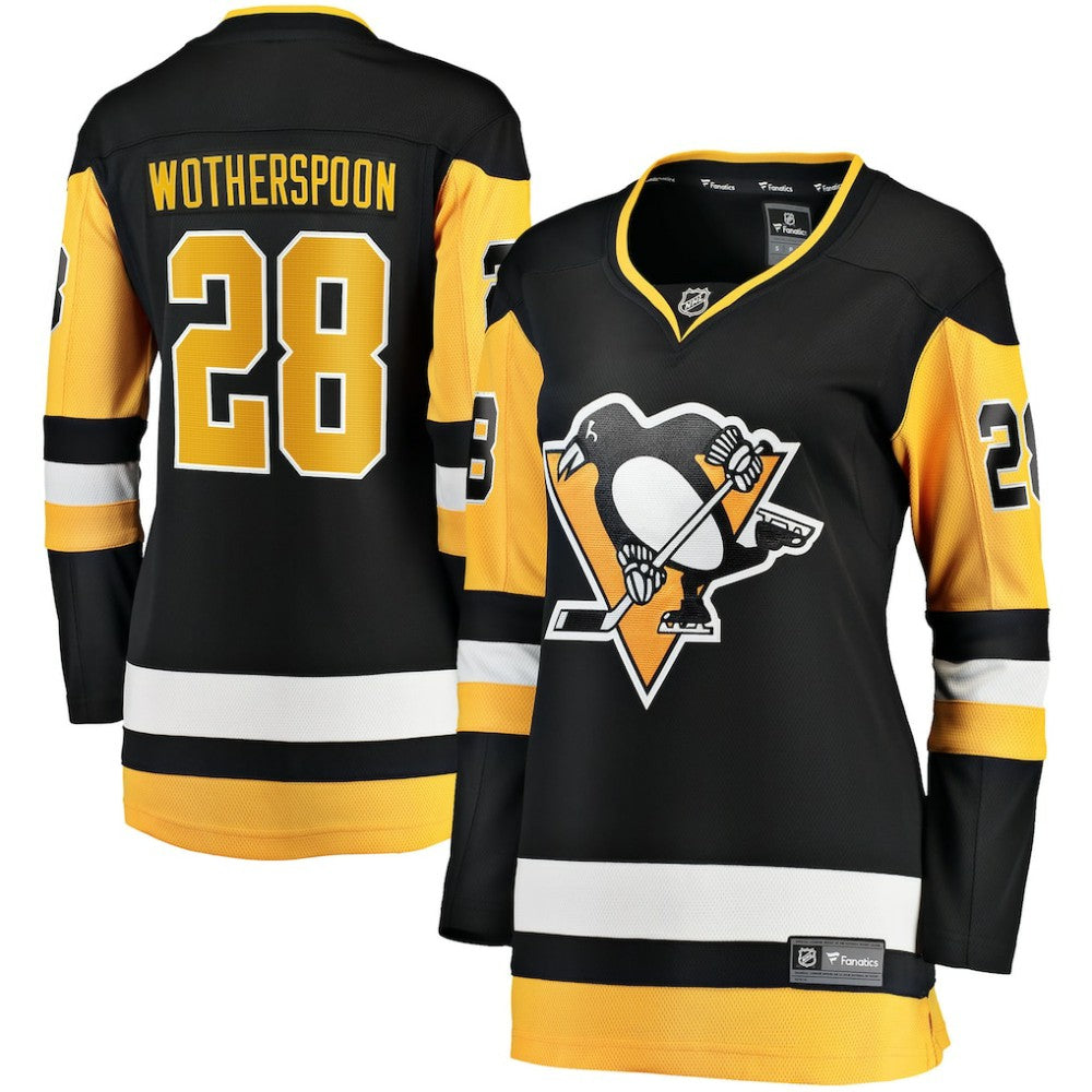 Parker Wotherspoon Pittsburgh Penguins Fanatics Women's Home Breakaway Jersey - Black - NHL