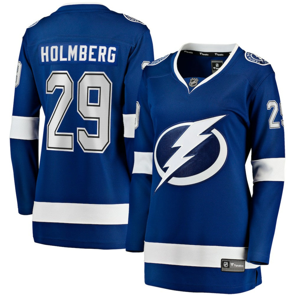 Pontus Holmberg Tampa Bay Lightning Fanatics Women's Home Breakaway Jersey - Blue - NHL