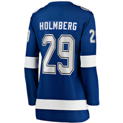 Pontus Holmberg Tampa Bay Lightning Fanatics Women's Home Breakaway Jersey - Blue - NHL