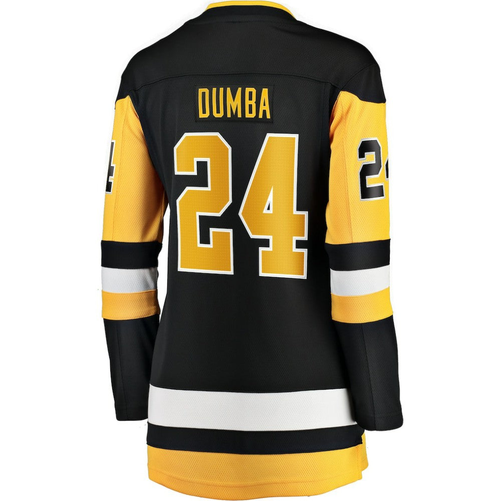Matt Dumba Pittsburgh Penguins Fanatics Women's Home Breakaway Jersey - Black - NHL