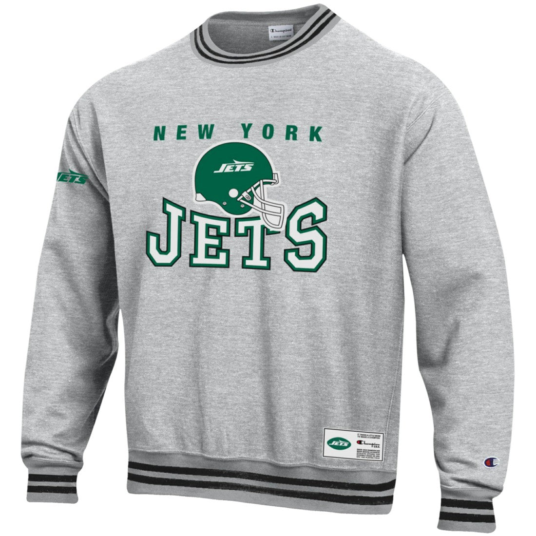 New York Jets Champion Reverse Weave Fleece Sweatshirt Gray | NFL