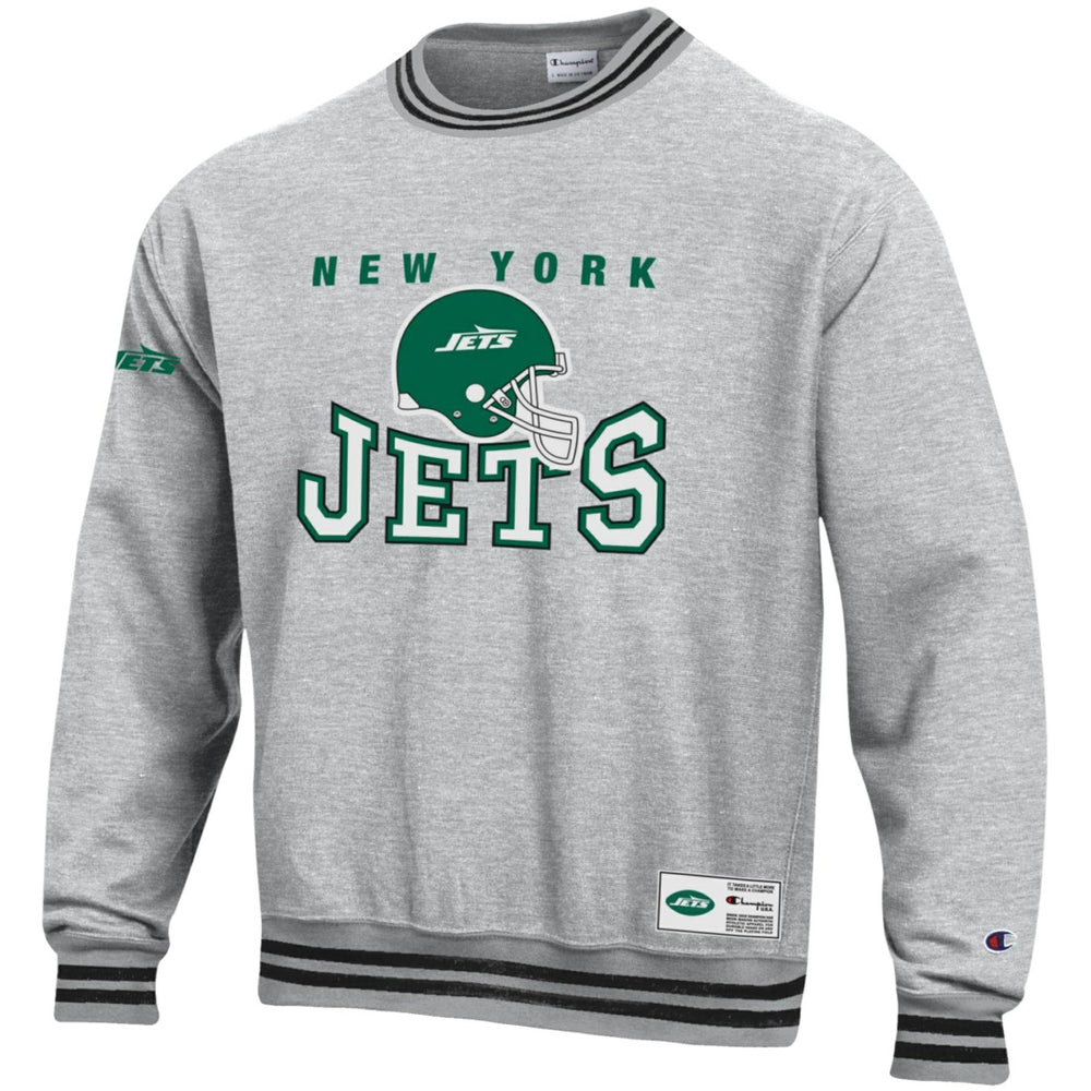 New York Jets Champion Reverse Weave Fleece Sweatshirt Gray | NFL