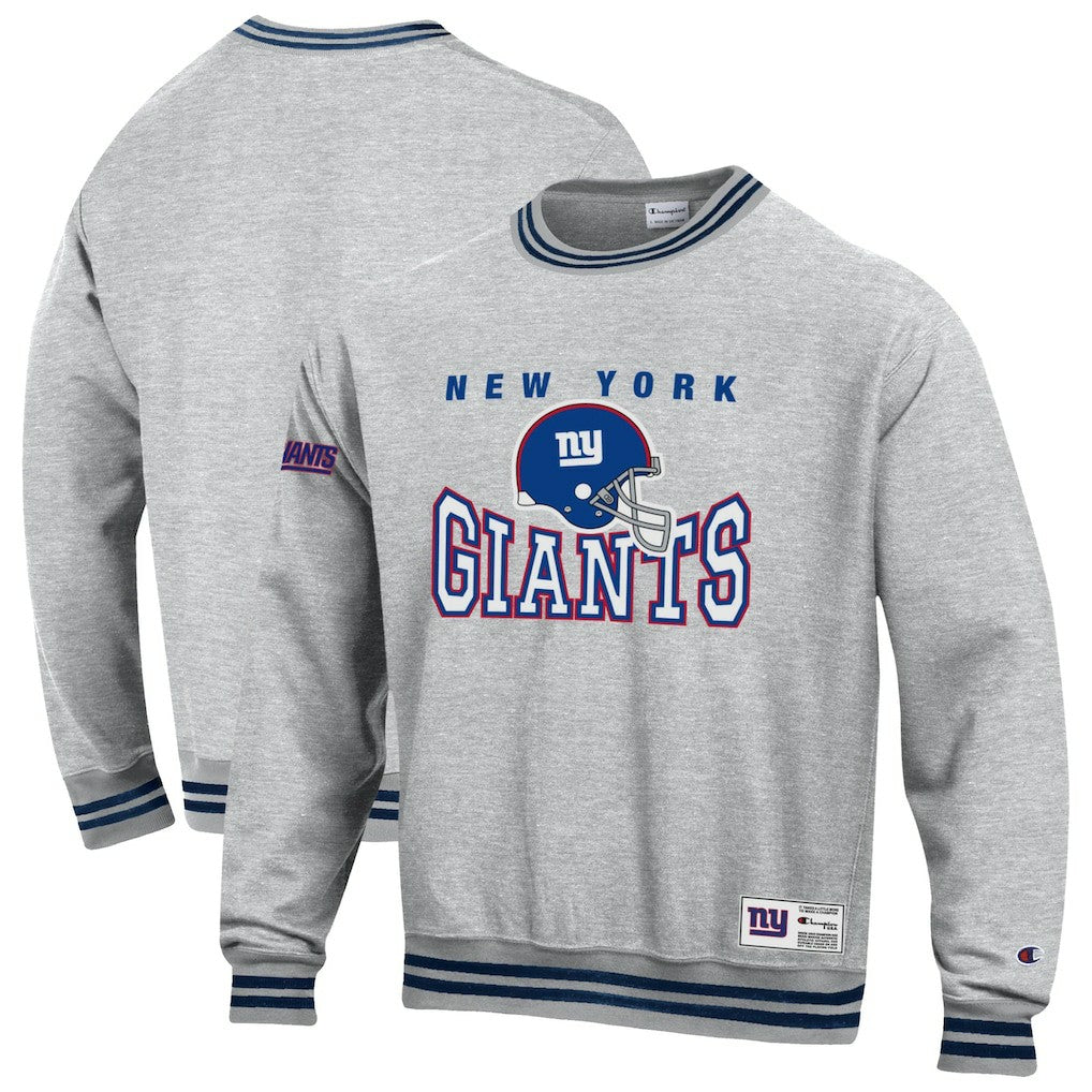 New York Giants Champion Reverse Weave Fleece Sweatshirt Heather Gray | NFL