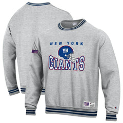 New York Giants Champion Reverse Weave Fleece Sweatshirt Heather Gray | NFL
