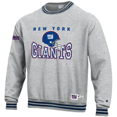 New York Giants Champion Reverse Weave Fleece Sweatshirt Heather Gray | NFL