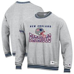 New England Patriots Champion Reverse Weave Fleece Sweatshirt Gray | NFL