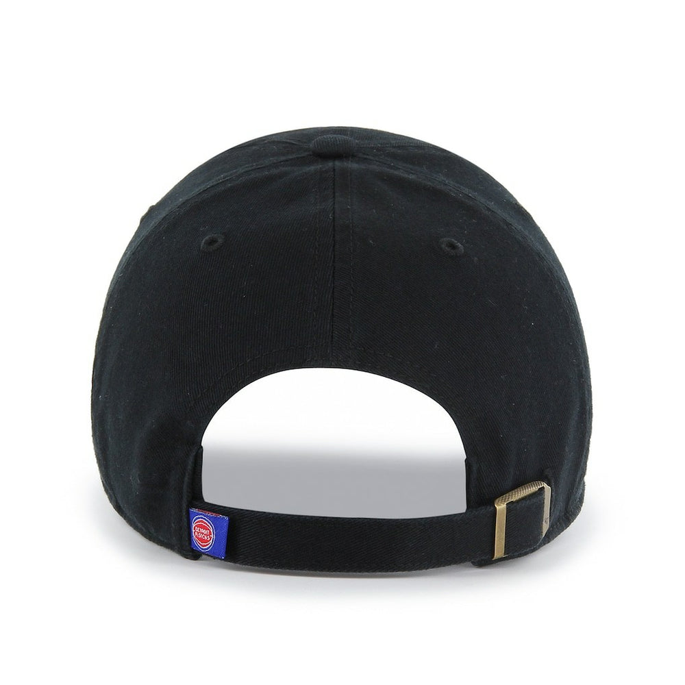 Detroit Pistons '47 Core Logo Clean Up Adjustable Hat Black - NBA