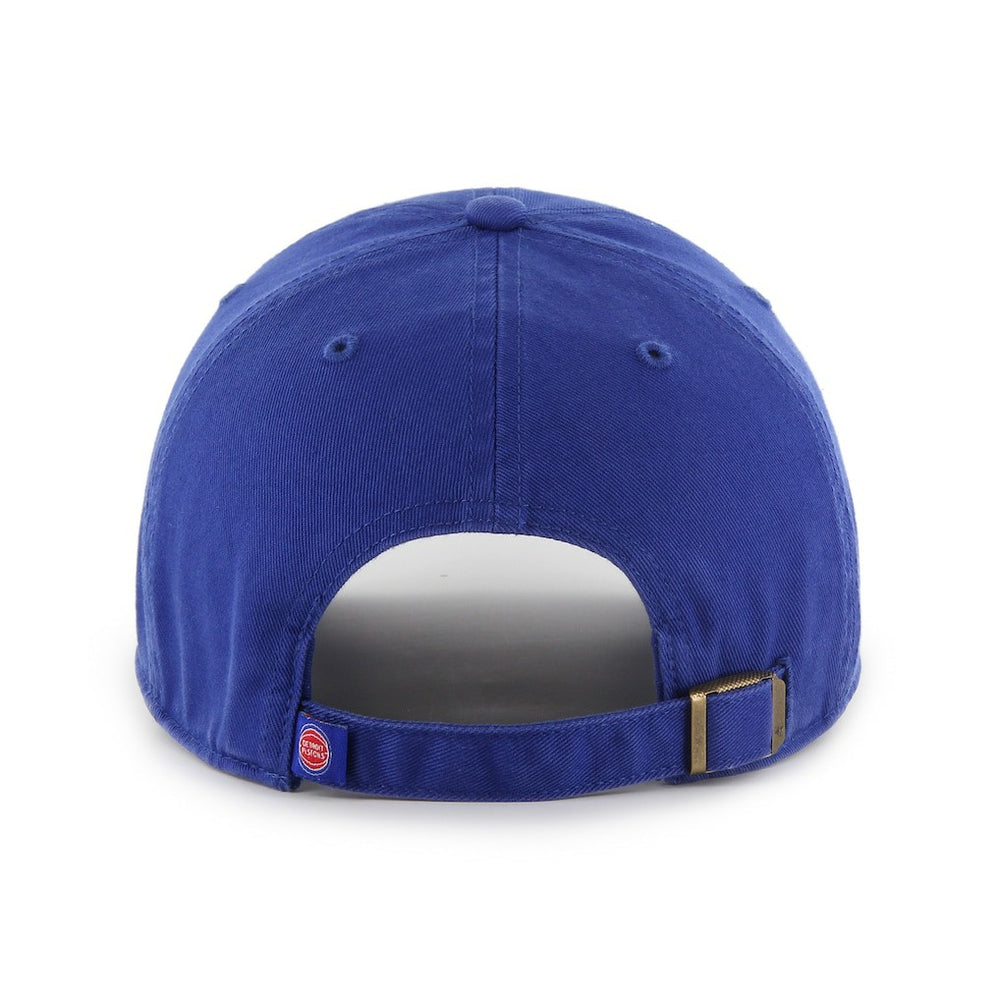 Detroit Pistons '47 Alternate Core Logo Clean Up Adjustable Hat Royal - NBA