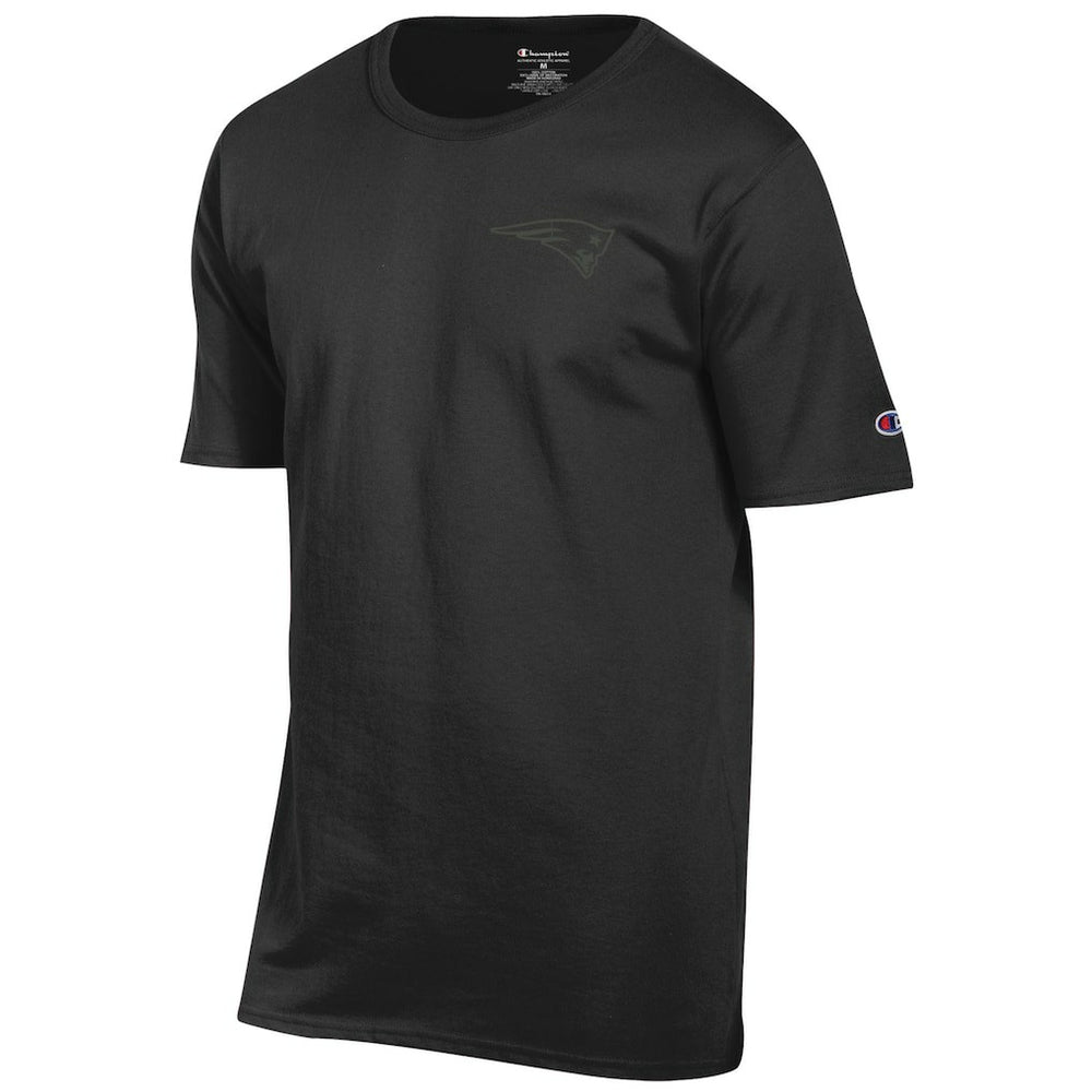 New England Patriots Champion Tonal Logo T-Shirt Black | NFL