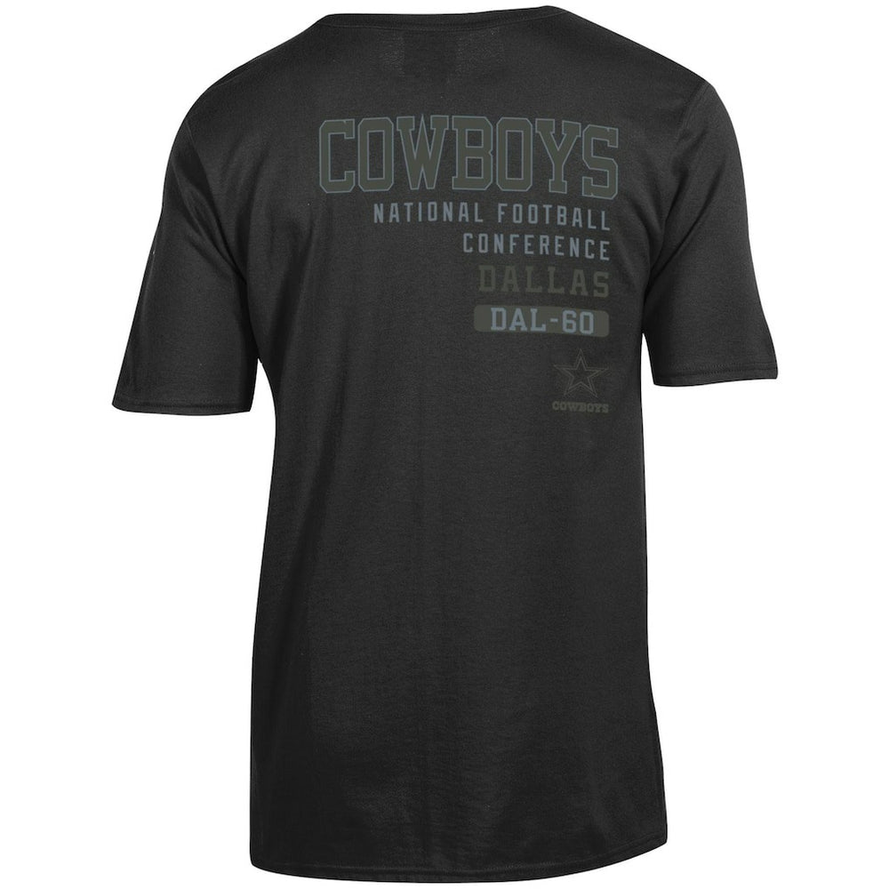 Dallas Cowboys Champion Tonal Logo T-Shirt Black | NFL