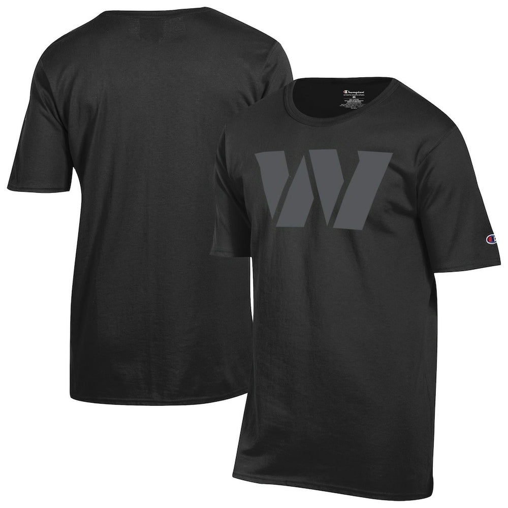 Washington Commanders Champion Tonal Logo T-Shirt Black | NFL