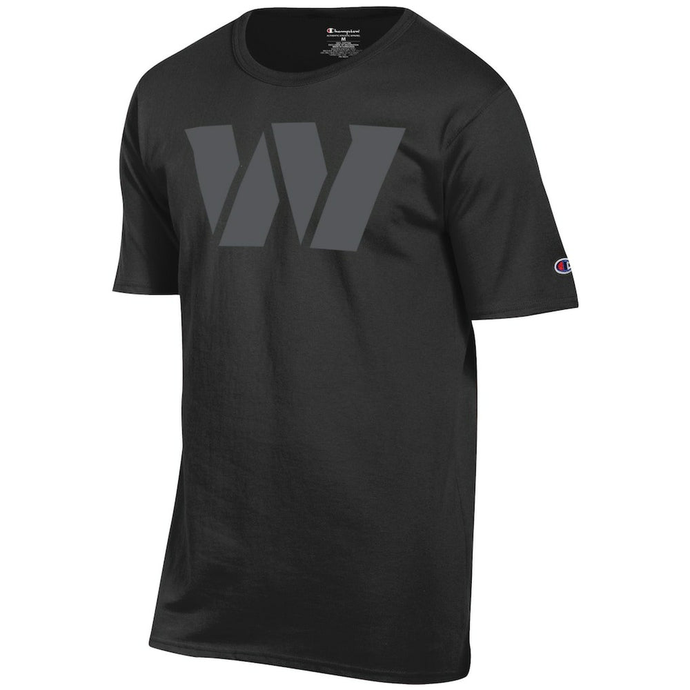 Washington Commanders Champion Tonal Logo T-Shirt Black | NFL