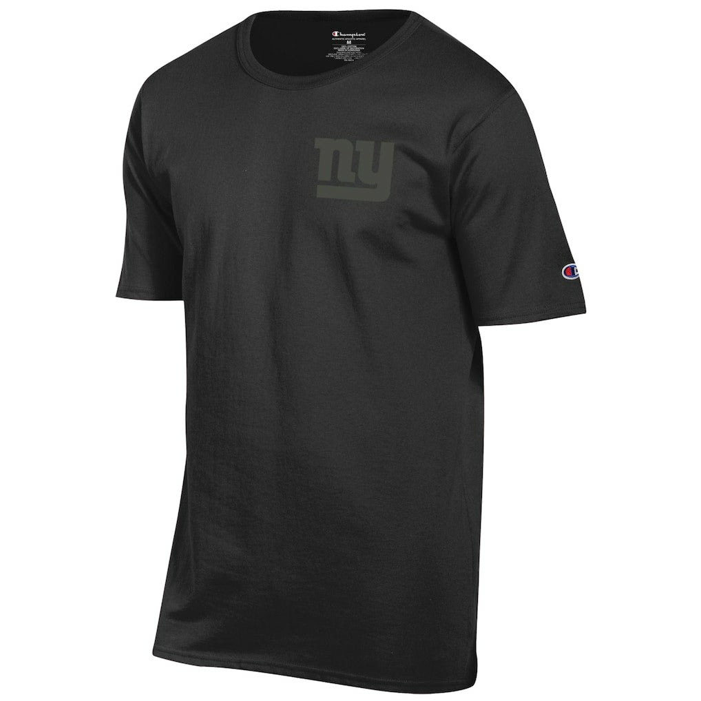 New York Giants Champion Tonal Logo T-Shirt Black | NFL