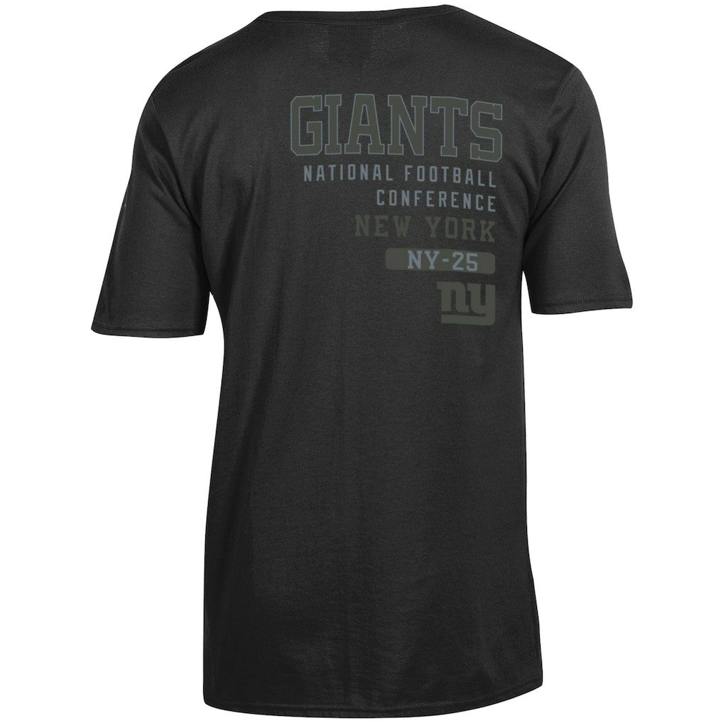 New York Giants Champion Tonal Logo T-Shirt Black | NFL