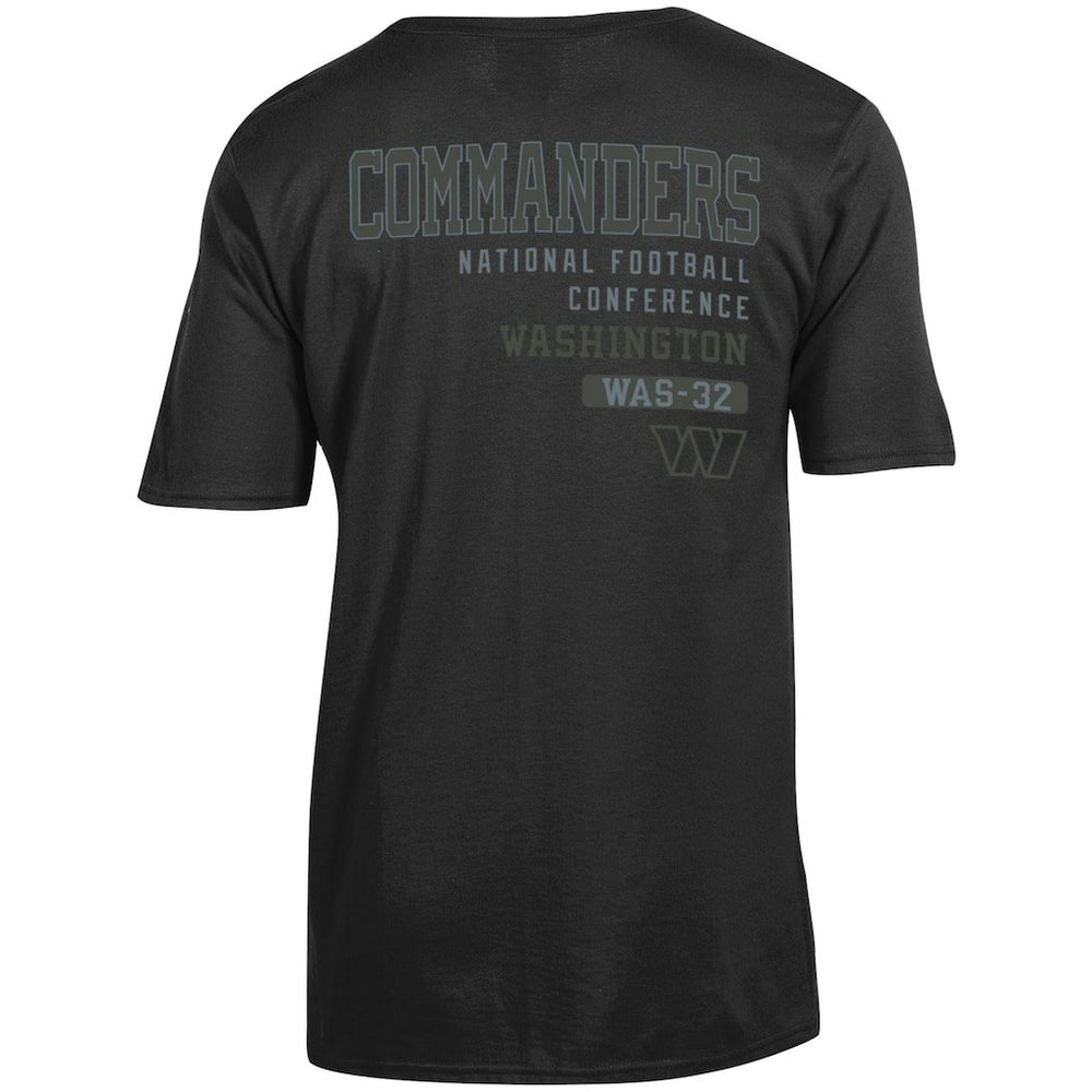 Washington Commanders Champion Tonal Logo T-Shirt Black | NFL