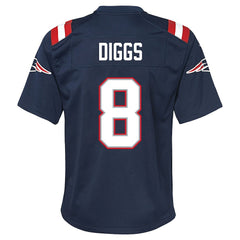 Stefon Diggs New England Patriots Youth Team Game Jersey Navy | Nike for Sale