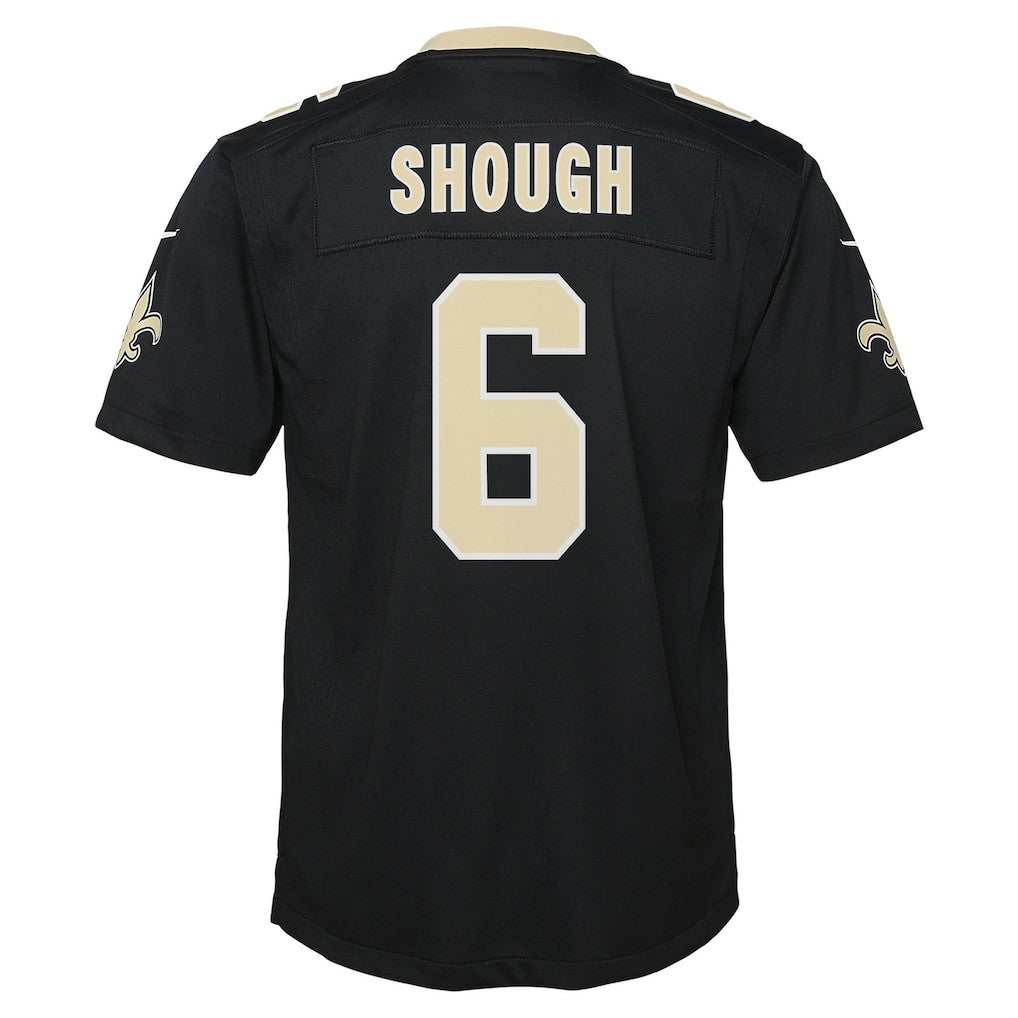 Tyler Shough New Orleans Saints Youth Team Game Jersey Black | Nike for Sale