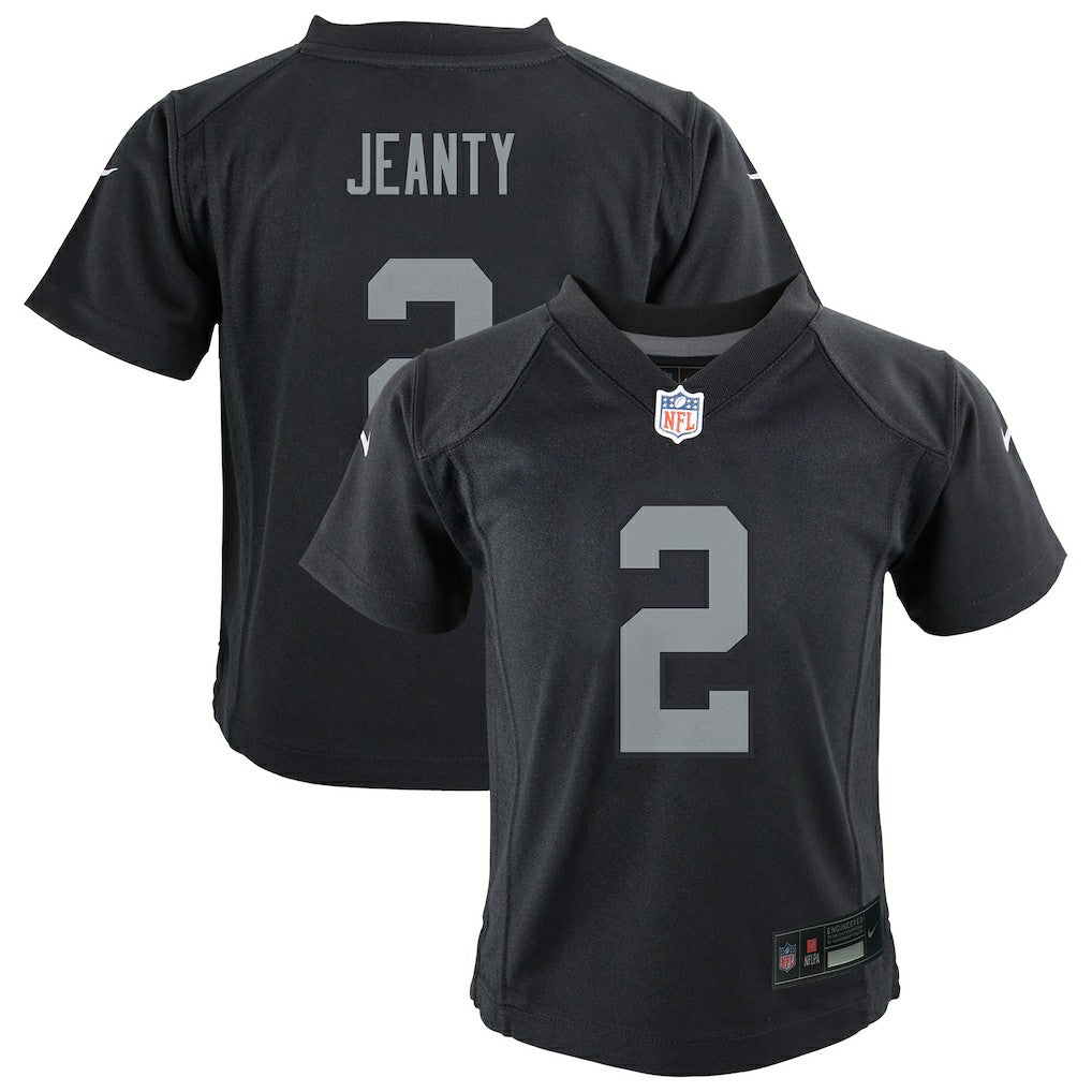 Ashton Jeanty Las Vegas Raiders Preschool Team Player Game Jersey Black | Nike for Sale