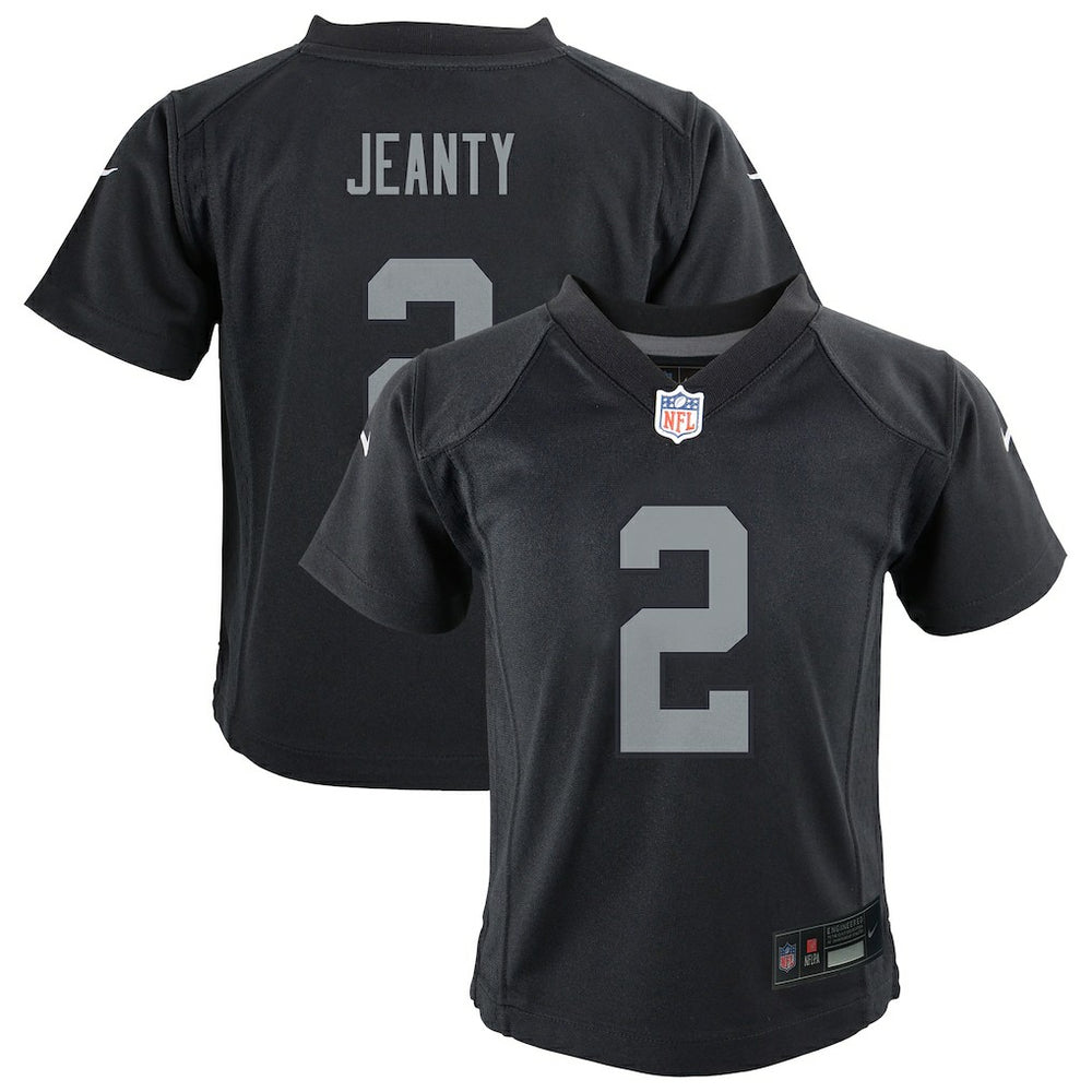 Ashton Jeanty Las Vegas Raiders Preschool Team Player Game Jersey Black | Nike for Sale